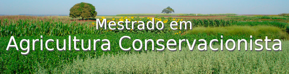 Mestrado em Agricultura Conservacionista